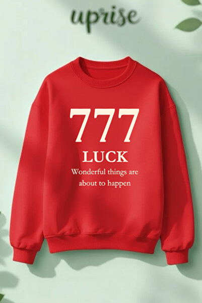 Vordevia 777 Luck Štampano Pamuk lu 3 Konac B okrugla kragna O Oversize kroj ...