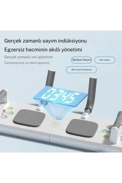 sz master bilişim Katlanabilir Şınav Tahtası Çoklu Kas Grubu Çalıştıran Push-...
