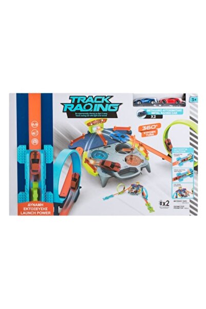 OEM Race Track Set Launcher with 2 Cars, Sound & Light
