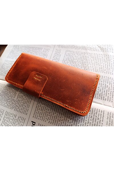 Mahfuz Cutting to Stitching Fully Handcrafted Real Leather Wallet 12 Cards 2 Compartments Space (19.4Cm*8.5Cm) Nul4