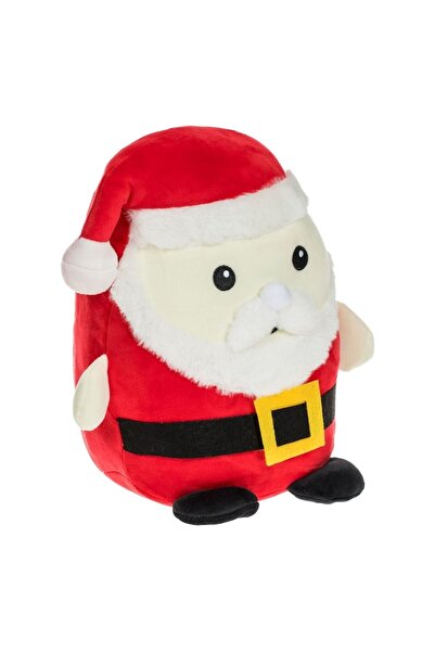 OEM Mallow Santa Claus Plush Pillow Figure, Red, 29 cm, Polyester
