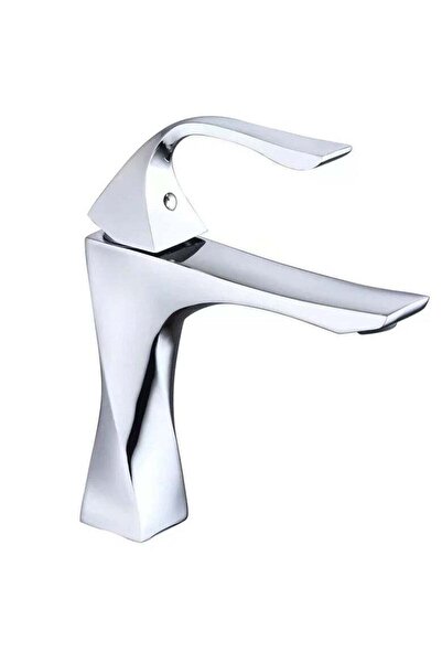 Generic Short Shiny Chrome Washbasin Faucet