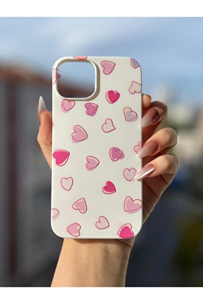 CaseKİdükkan iPhone 11 Compatible Silicone Inside Velvet Launch Bouncy Patter...