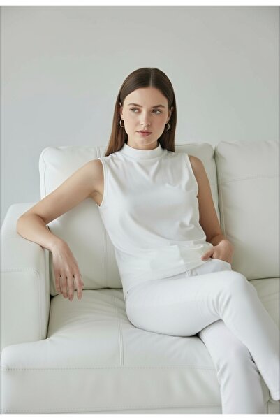 ENDAMIM 2 Pack Short Fishing Collar Combed Cotton Thin Soft Textured Lining / Underwear