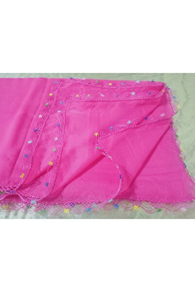 hoaryage Handmade Needlework Writing, Scarf, Yemeni, Mevlit Shawl, Headscarf with 4 Edges Embroidered