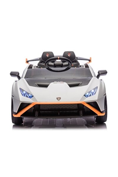 OEM 12V Electric Lamborghini Toy Car - White - Remote Control