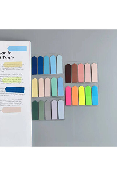 sibga tasarım 5 Pieces of Transparent Colored Post-It Notes. Bookmark Bookmark Post-It Sticker Note Paper 500 Sheets
