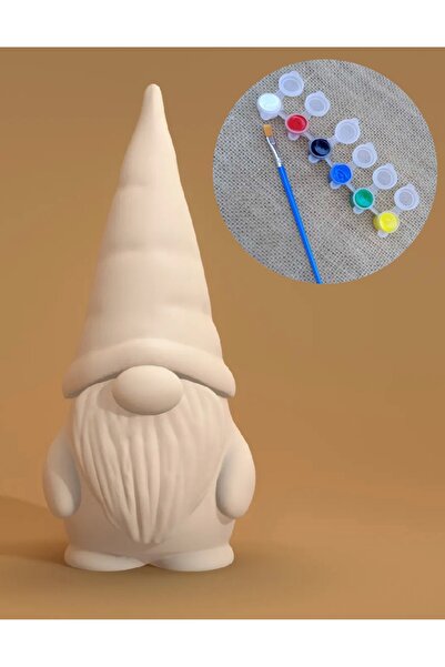 SS 3D MODELLEME Yılbaşı Gnome Figür Boyama, Çocuk Yetişkin Etkinlik, 3D Figür...