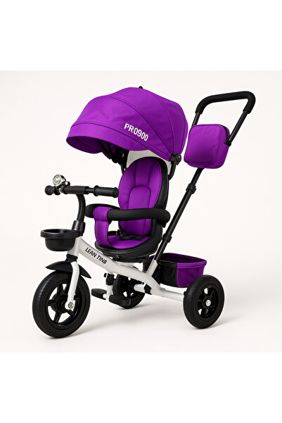 Bebelul PRO300 MOV children's tricycle with canopy, EVA wheels and parental handle