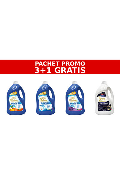 Schiuma di Marsiglia PACHET PROMO 3+1 – ARANCIO, FIORI BIANCHI, LAVANDA, NERI...