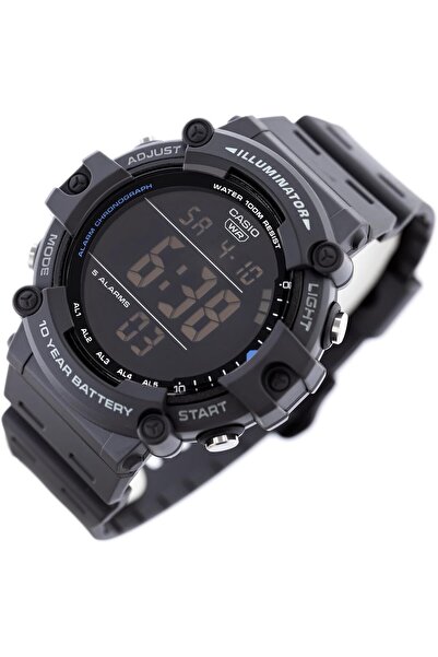 Casio AE-1500WH-8BVEF Men's Digital Sports Wristwatch - Black