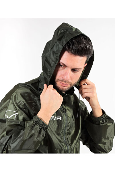 Givova Basico rain jacket, Military green, 3XL