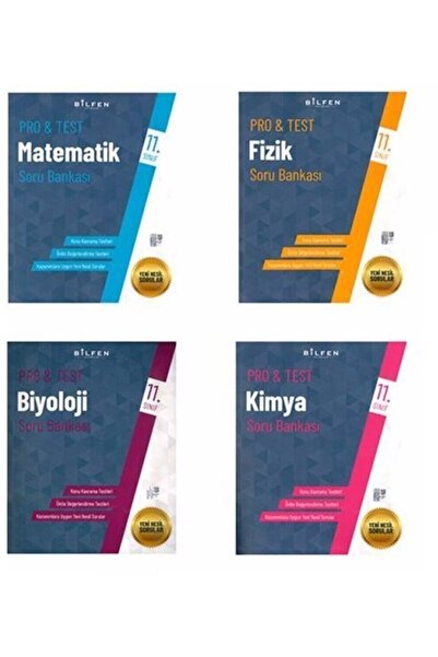Bilfen Yayıncılık Bilfen Yayınları Pro Test 11. Sınıf Sayısal Set Fizik Kimya...