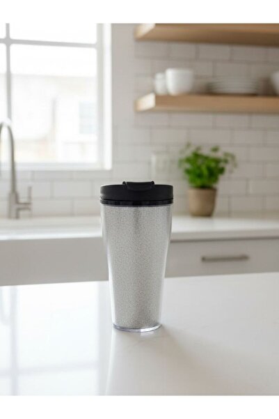 Yerli Insulated Cup Silver (440 ml)