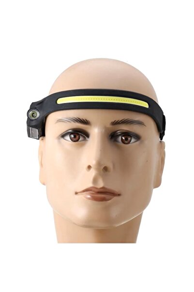 TrendyLux Lanternă frontală reîncărcabilă USB Type-C 350 Lumeni, 5 moduri, COB & XPE, Waterproof