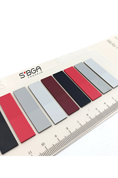 sibga tasarım Transparent Colored Postit Post-it Post It.Bookmark Bookmark Postit Sticker Note Paper 200 Sheets