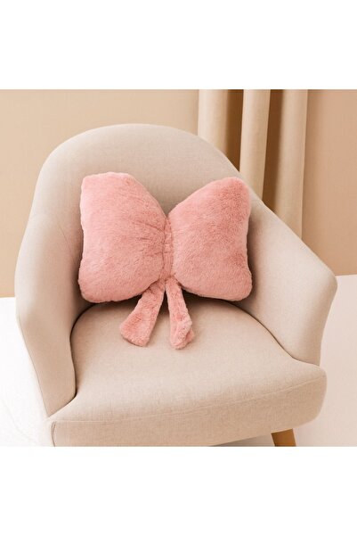 OEM Pink fake rabbit fur pillow cover 40x33