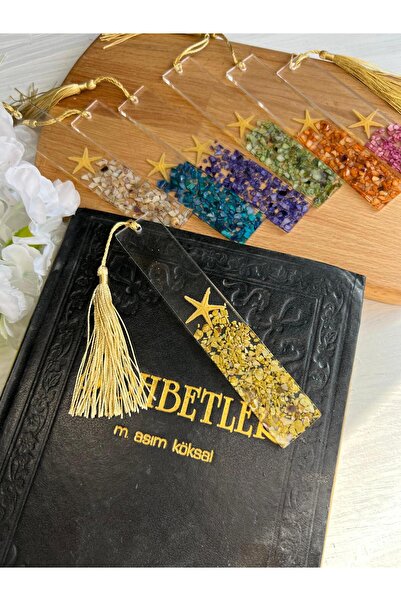 Sultan Tasarım Colorful Seashell Epoxy Bookmark