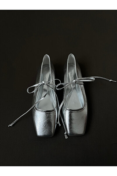 WilloWara Kadın Bağcıklı Babet Bale