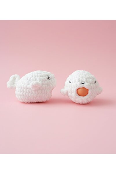 perasse Sakız şişiren balık amigurumi (1 adet) 9 cm