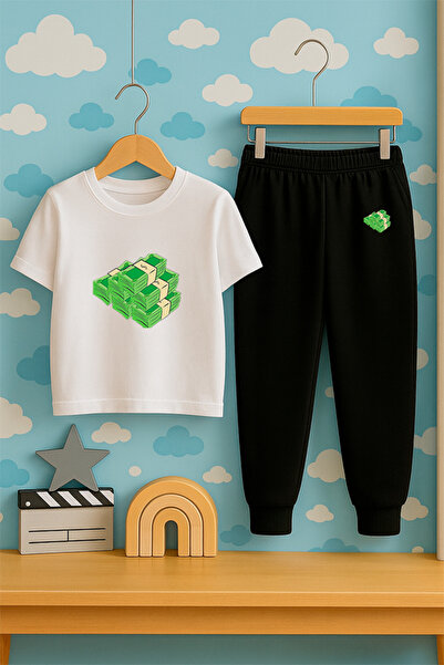 SVART WEAR Sweatshirt Tshirt Combination with Print 100% Cotton Fancy Trend