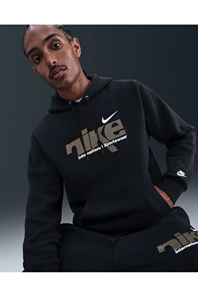 Nike Tracksuit Top Sportswear Club Fleece Pullover Hoodie Men's Sweatshirt