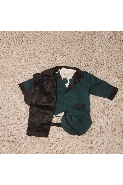Handmade Minis Boutique Handmade Minis Boutique Christening Suit, green, 6-9 months