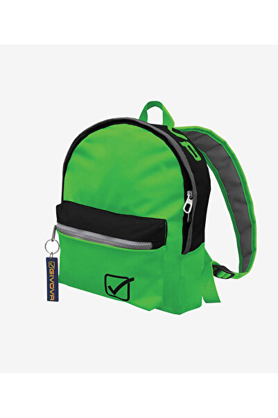 Givova University Backpack, Fluorescent Green/Black, plain