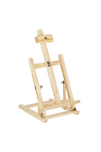 OEM Painting set with acrylic paint, easel & accessories - 62 pieces