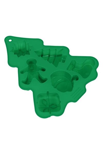 OEM Christmas silicone baking mold with 6 compartments