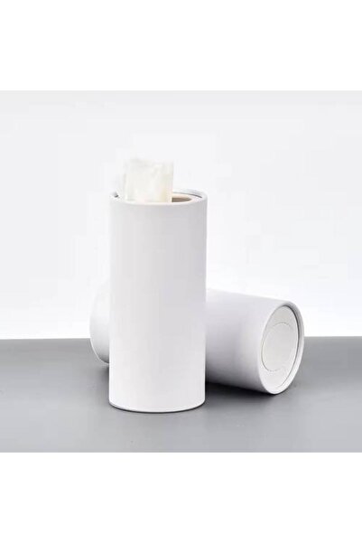 Generic مناديل أسطوانية بيضاء - عبوة من 4 قطع