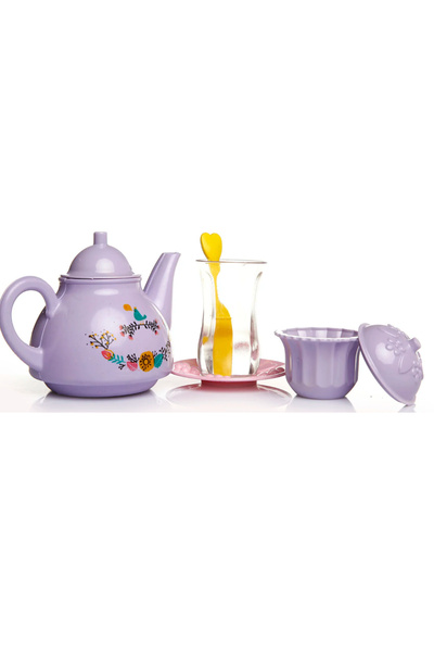 a v d a Tea Time Toy Tea Set with Thin-Waisted Tea Cup