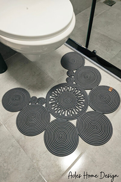 ADES HOME DESİGN Jüt, Paspas, Banyo Paspası, Klozet Önü Paspası, Klozet Paspa...