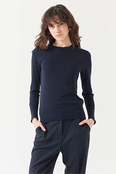 PAULMARK Γυναικείο Πλεκτό πουλόβερ με λαιμόκοψη