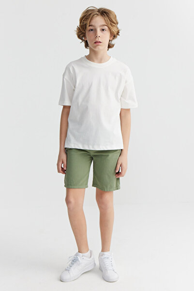 PAULMARK Boy's Elastic Waist Capri Pants