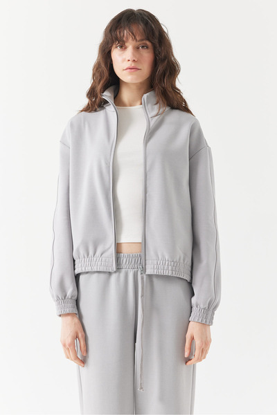 PAULMARK Women's Mock Neck Sweat Top