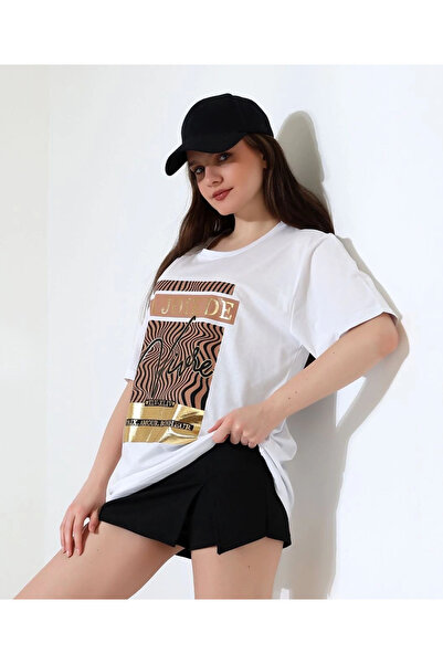 ZENGEZUR MALL MTXDPN Varak ριγέ μπλουζάκι oversized λευκό (232642) (Μέγεθος: S)