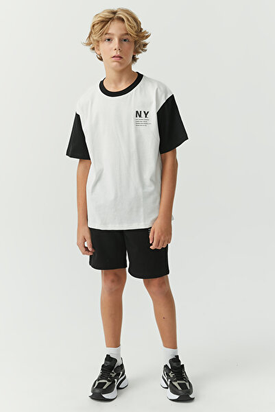 PAULMARK Boy's Color Mixed Shorts Set