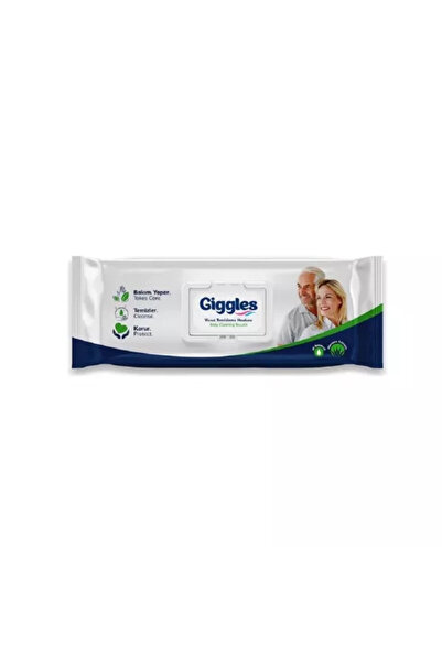 giggles Incontinence Wet Wipes with Aloe Vera, 50 pcs,