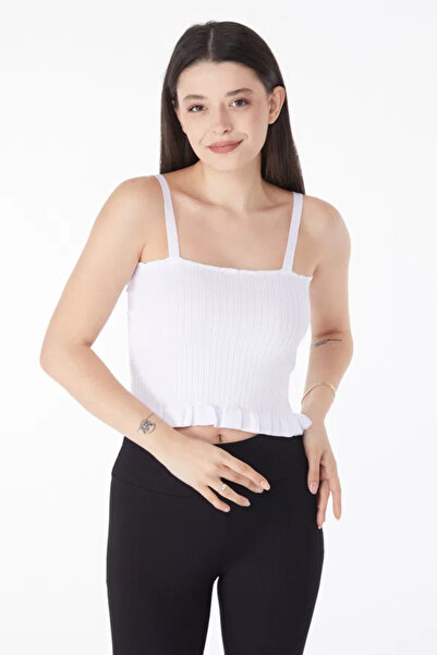 ZENGEZUR MALL Mtxdpn Summer Knitwear Crop White (232706) (Size: Standard)