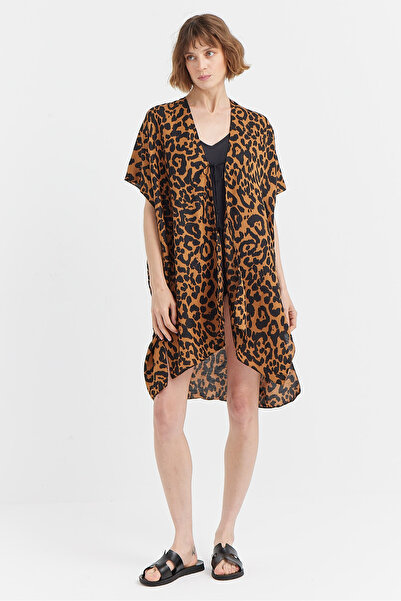 PAULMARK Γυναικείο παρέο με σχέδιο λεοπάρ