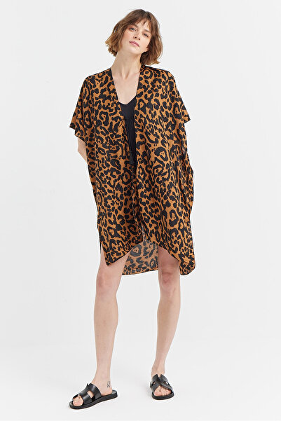 PAULMARK Γυναικείο παρέο με σχέδιο λεοπάρ