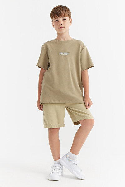 PAULMARK Boy's Elastic Waist Capri Pants