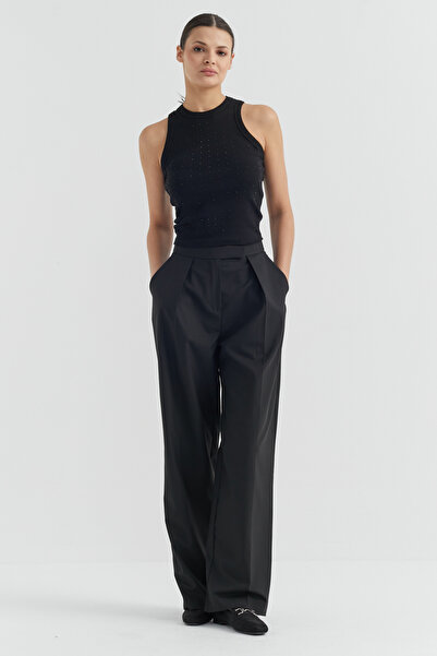 PAULMARK Γυναικείο παντελόνι με λεπτομέρειες