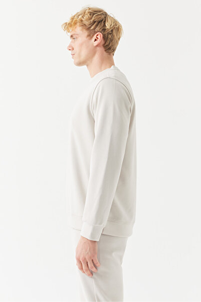 PAULMARK Men's Crew Neck Basic Sweat Top