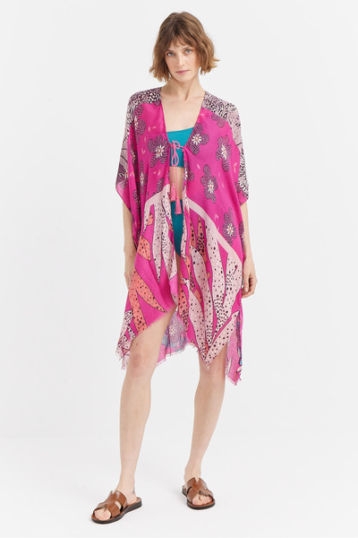 PAULMARK Women's Floral Patterned Pareo