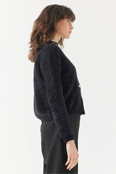 PAULMARK Women's Crew Neck Knitwear Cardigan