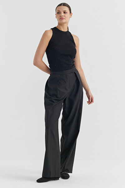 PAULMARK Γυναικείο παντελόνι με λεπτομέρειες