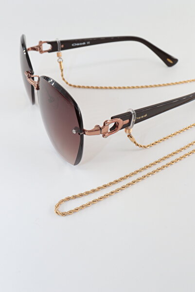 KEEBA Style Signature Steel Gold Color Unisex Glasses Chain Modern Stylish Design Eyewear Rope Strap Accessory