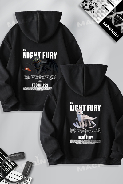 Marco Fresco Combinație de cuplu iubit și prieten Night & Light Fury Dragon c...